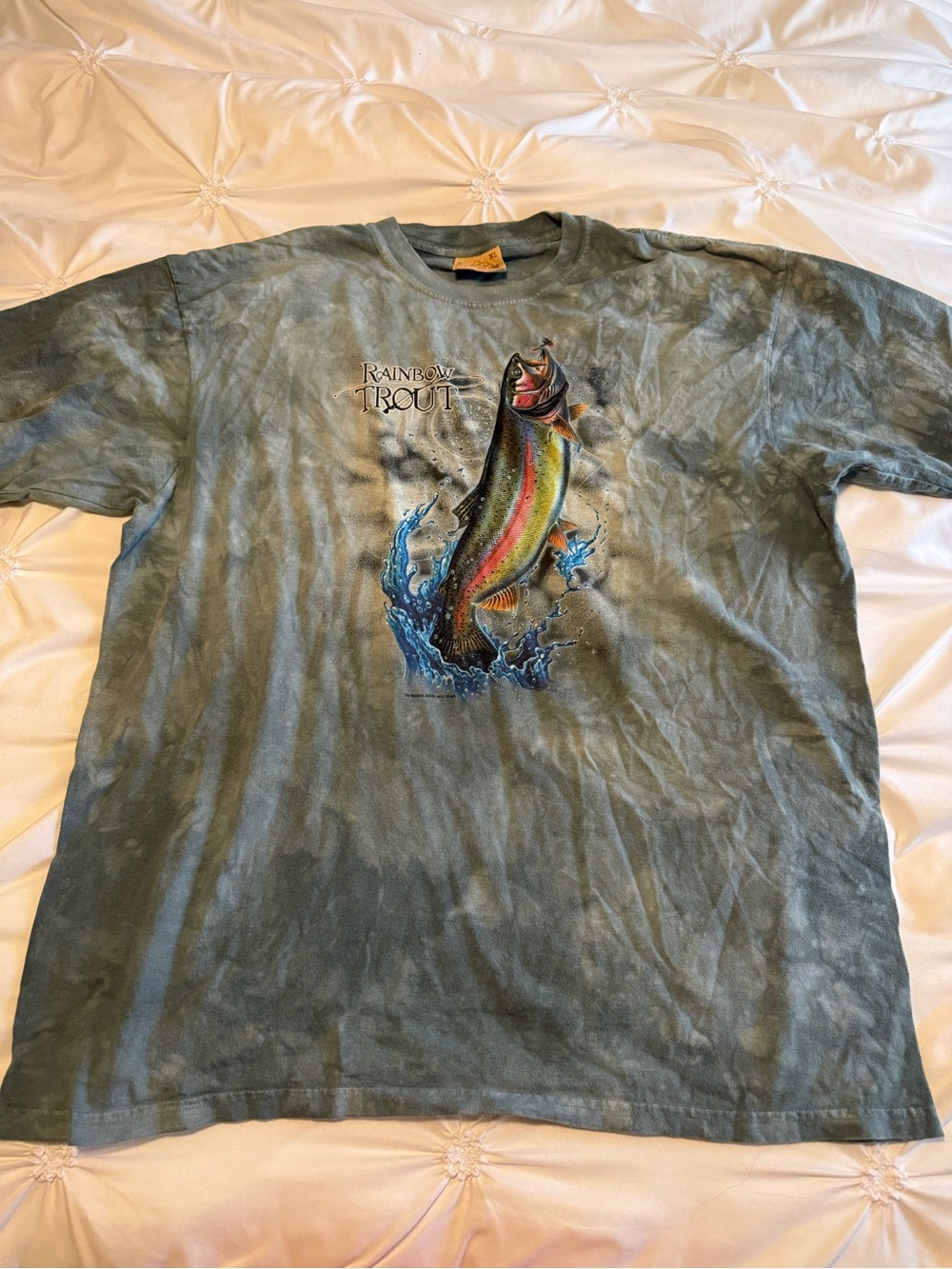 The Mountain rainbow trout tee